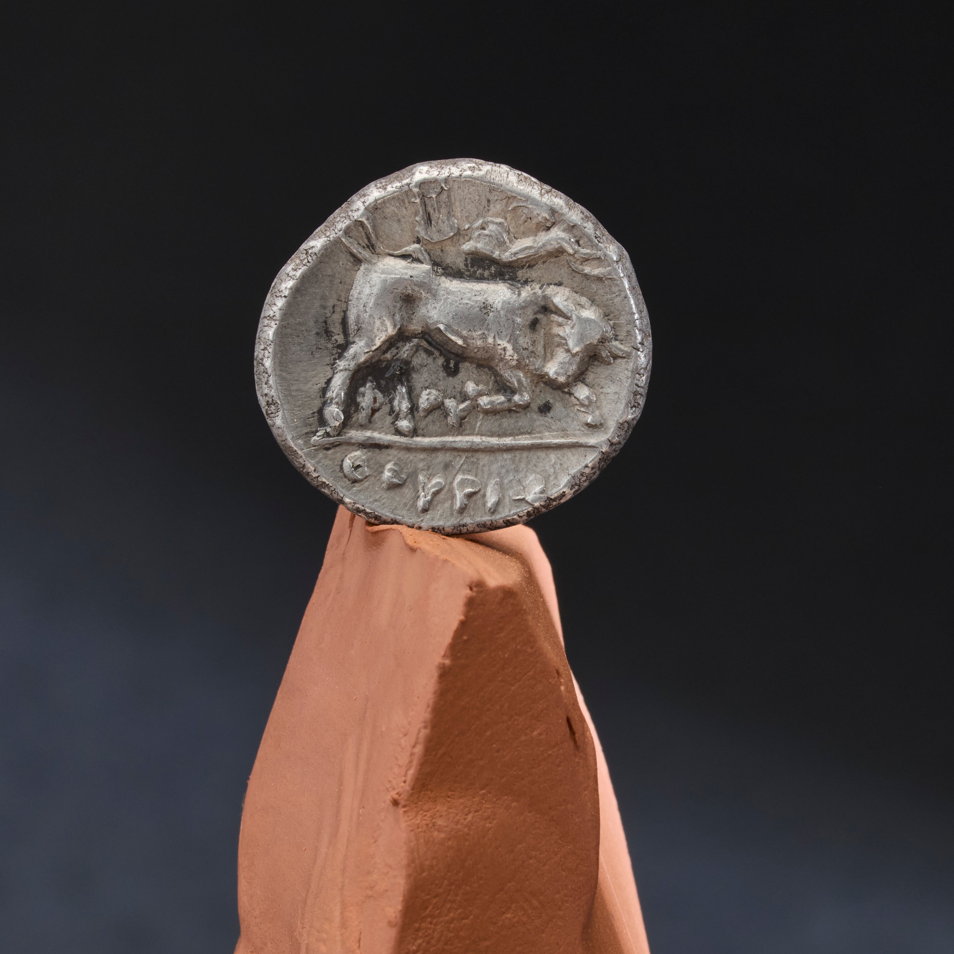 Lucânia, Stater, ca. 300-280 BC, Thourioi, Prata, AU(55-58), BMC:96, HN