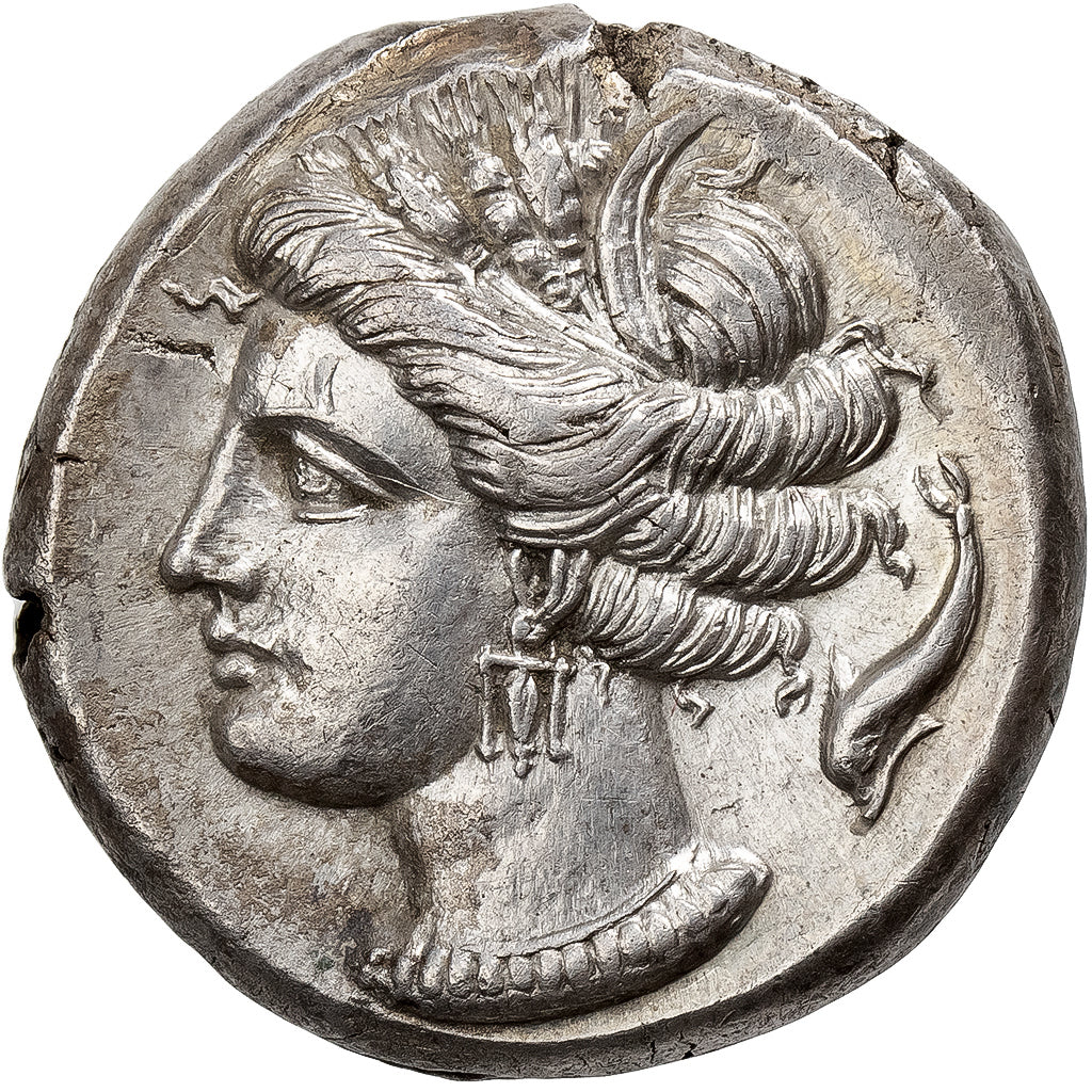 Zeugitana, Tetradrachm, ca. 350-320 BC, Uncertain mint, Siculo-Punic, Zilver