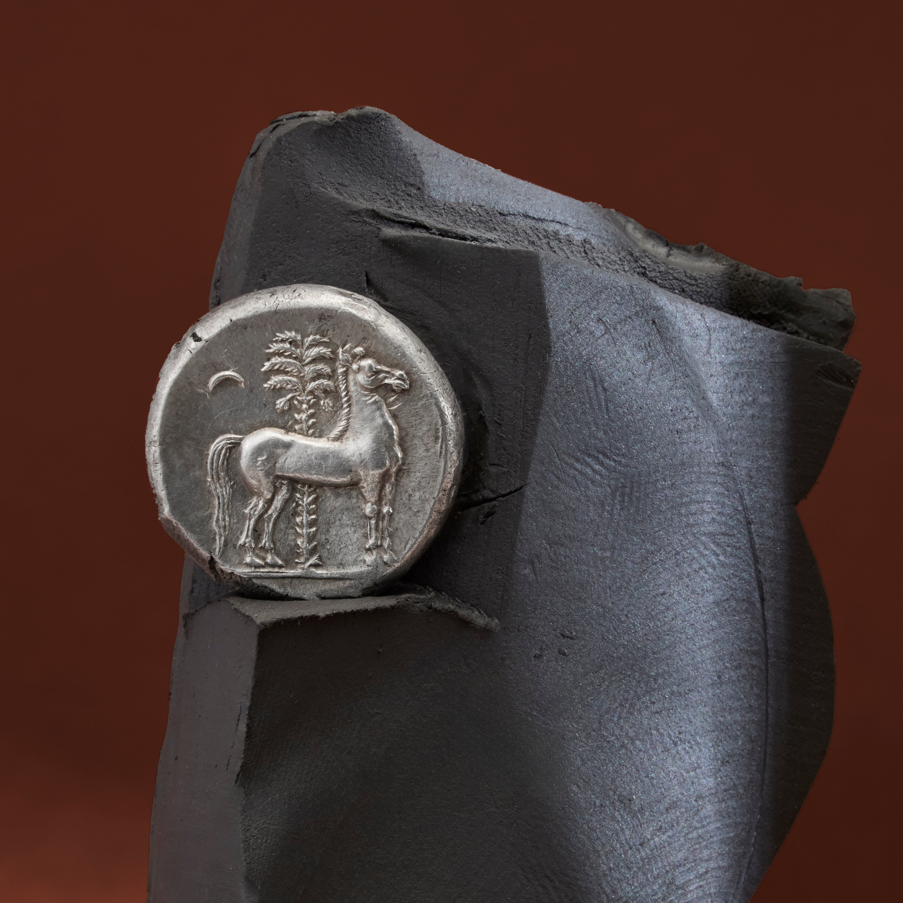 Zeugitana, Tetradrachm, ca. 350-320 BC, Uncertain mint, Siculo-Punic, Zilver