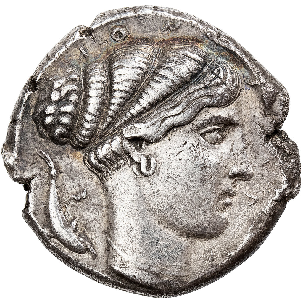 Sycylia, Tetradrachm, c. 425-420 BC, Syracuse, Srebro, AU(50-53)