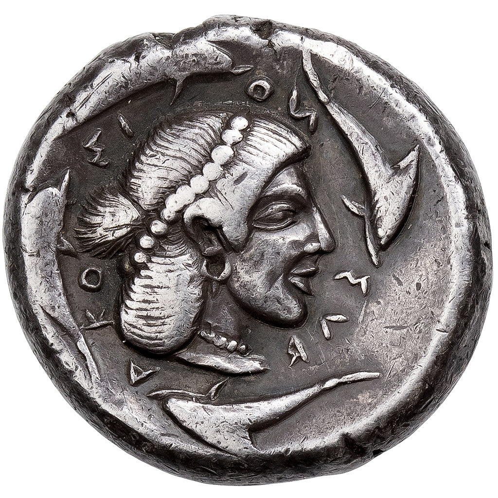 Sicile, Hiéron Ier, Tétradrachme, v. 475-470 av. J.-C., Syracuse, Unique, Argent