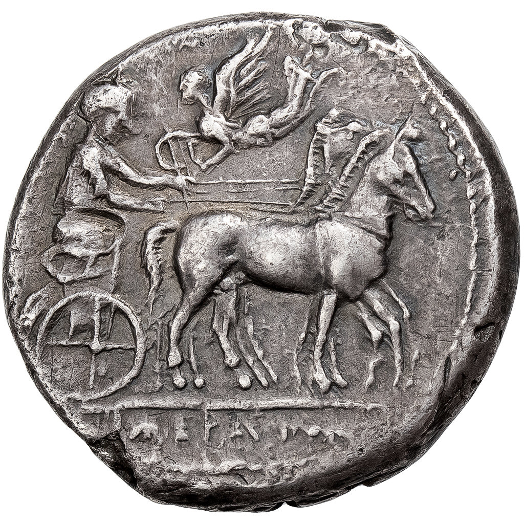 Sicile, Tétradrachme, v. 440-400 av. J.-C., Himère, Argent, TTB+