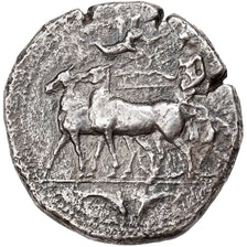 Sicily, Tetradrachm, ca. 412-408 BC, Messana, Plata, MBC