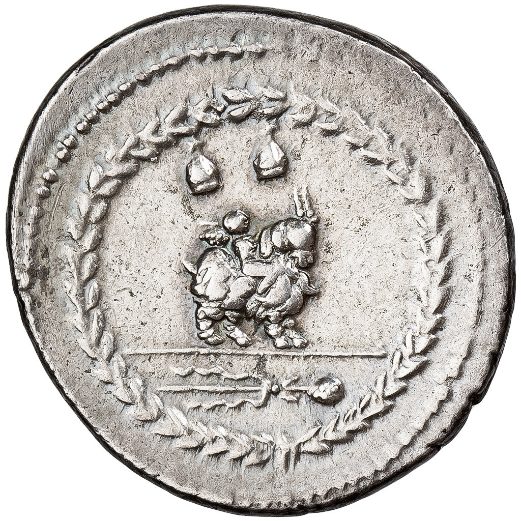 Fonteia, Denarius, 85 BC, Rome, Silver, AU(55-58), Crawford:353/1a