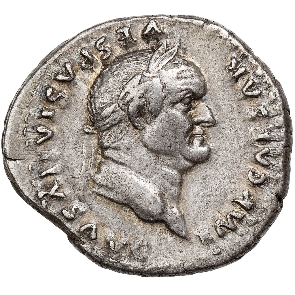 Vespasian, Denarius, 77-78, Rome, Silver, EF(40-45), RIC:943
