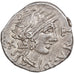 Domitia, Curtia, Iunia Silani, Denarius, 116-115 BC, Rome, Srebro, MS(60-62)