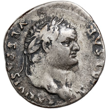 Titus, Denarius, 77-78, Rome, Silver, EF(40-45), RIC:985