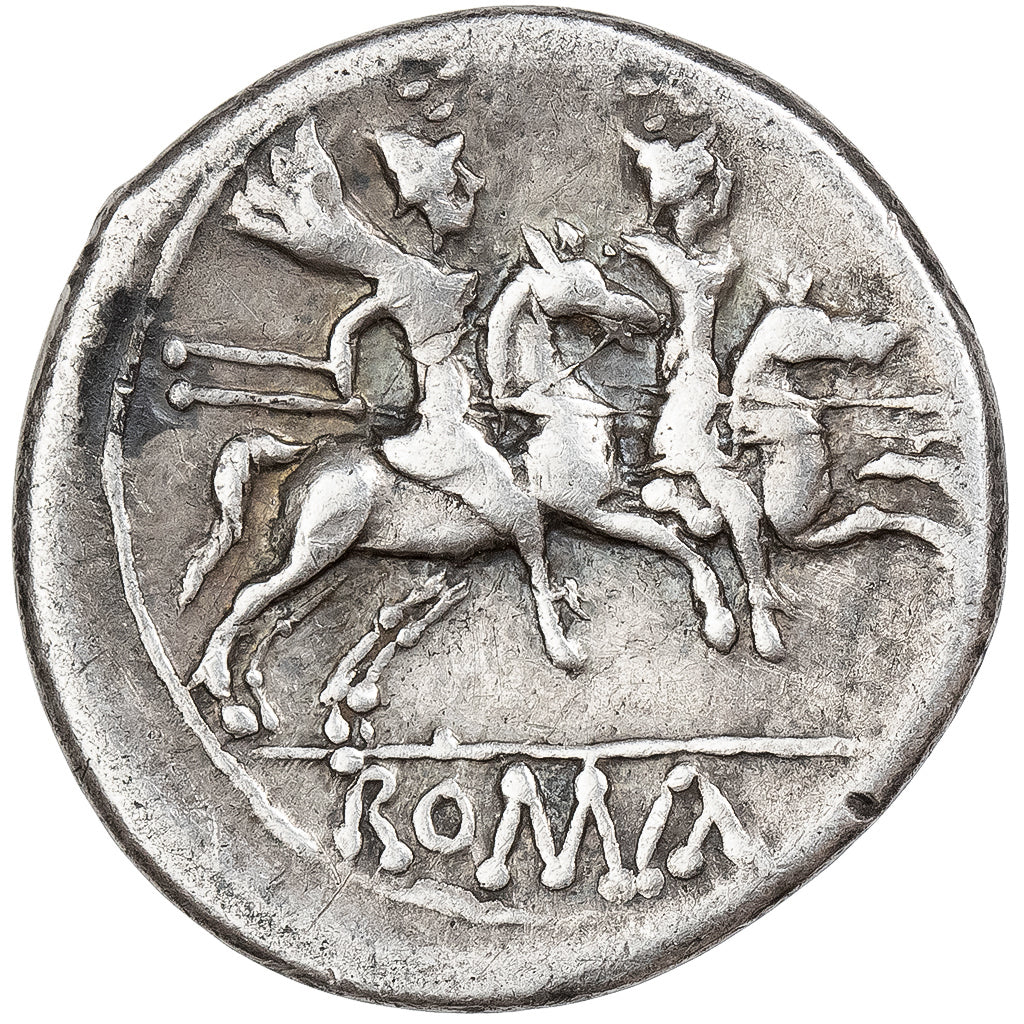 Anonymous, Denarius, After 211 BC, Rome, Srebro, EF(40-45)
