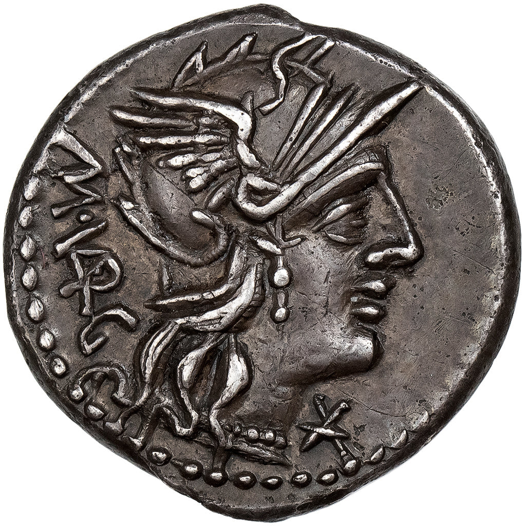 Vargunteia, Denarius, 130 BC, Rome, Srebro, MS(60-62), Crawford:257/1