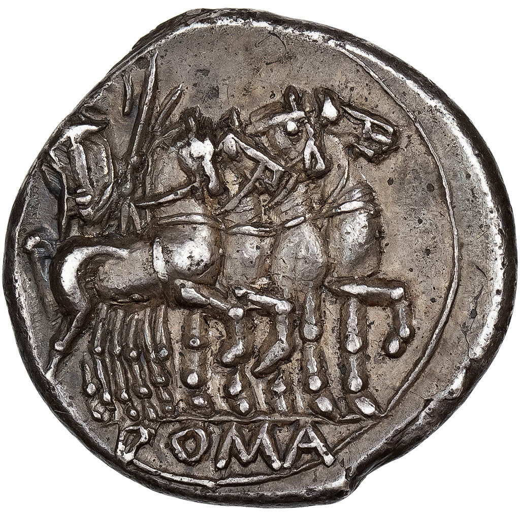 Vargunteia, Denarius, 130 BC, Rome, Srebro, MS(60-62), Crawford:257/1