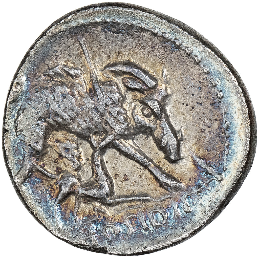 Hosidia, Denier, 68 av. J.-C., Rome, Argent, SUP, Crawford:407/2