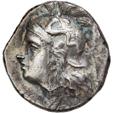 Calabrië, Drachm, ca. 280-272 BC, Tarentum, Zilver, PR, HGC:1-907, HN