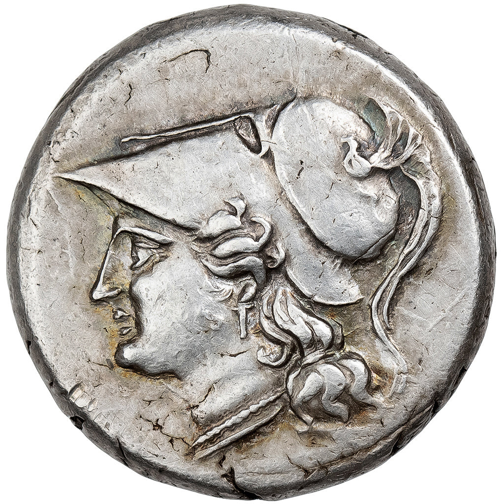 Sicilië, Fifth Democracy, 12 Litrai, 214-212 BC, Syracuse, Zilver, ZF+