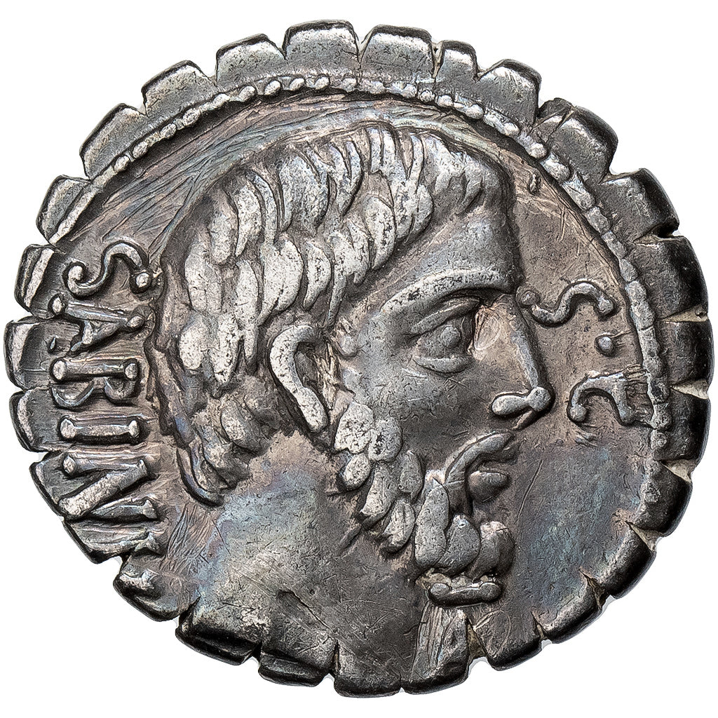Vettia, Denarius Serratus, 70 BC, Rome, Silver, AU(55-58), Crawford:404/1