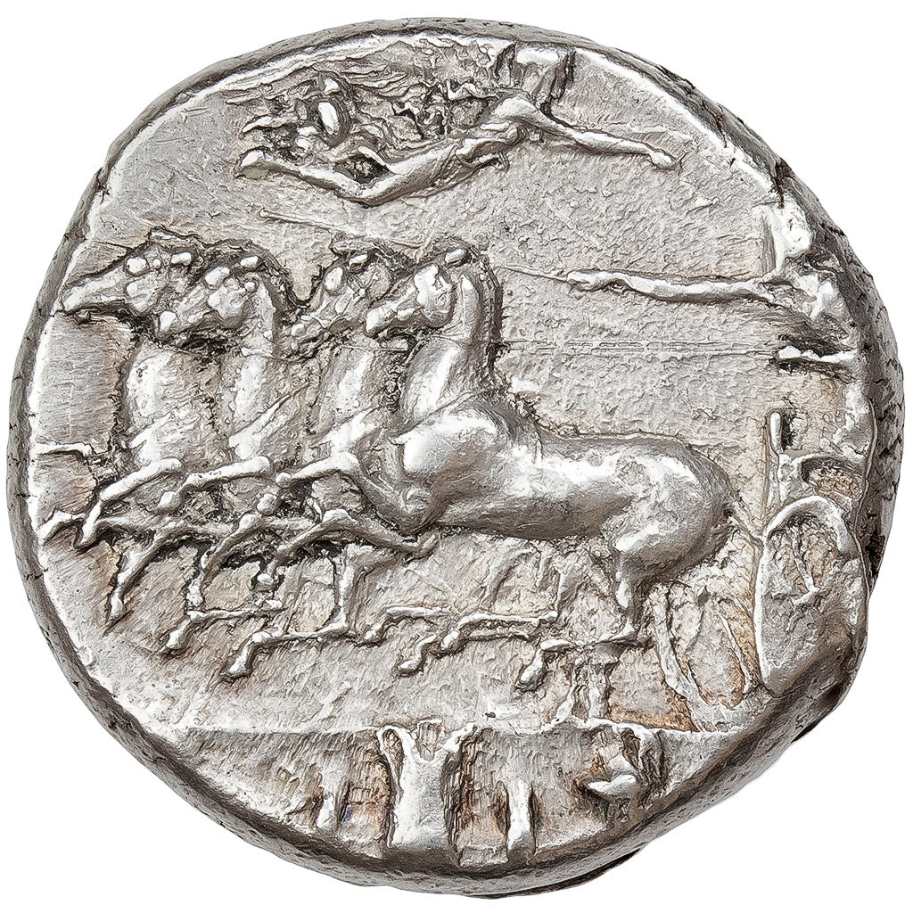 Sicile, Dionysios Ier, Décadrachme, 405-390 av. J-C., Syracuse, Œuvre non signée
