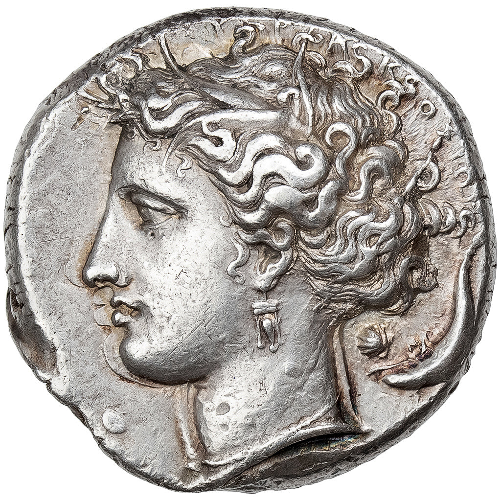 Sicile, Dionysios Ier, Décadrachme, 405-390 av. J-C., Syracuse, Œuvre non signée