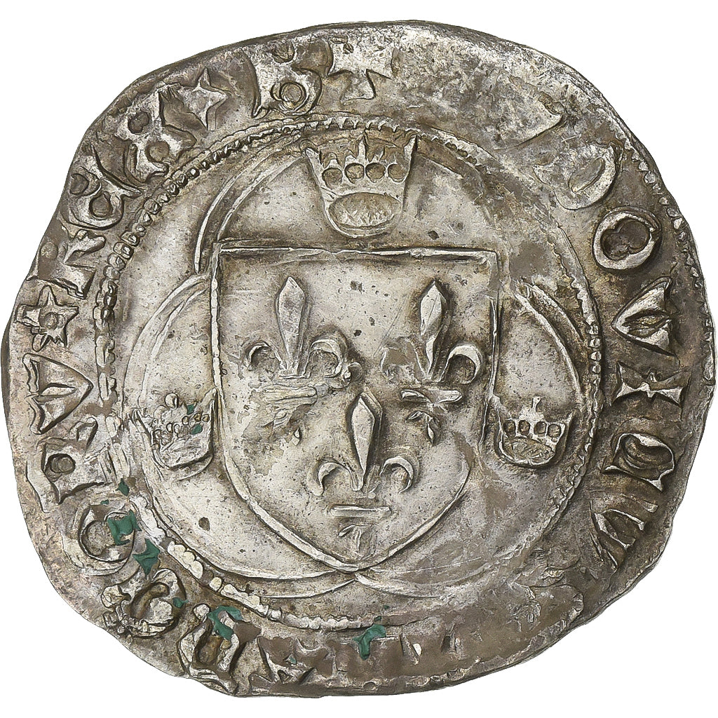 Francia, Louis XII, Grand blanc à la couronne, 1498-1514, Bourges, Biglione