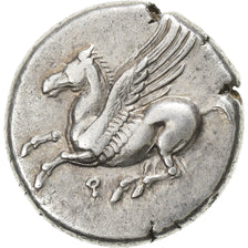 Corinthia, Stater, ca. 345-307 BC, Corinth, Silver, EF(40-45), Pegasi:453
