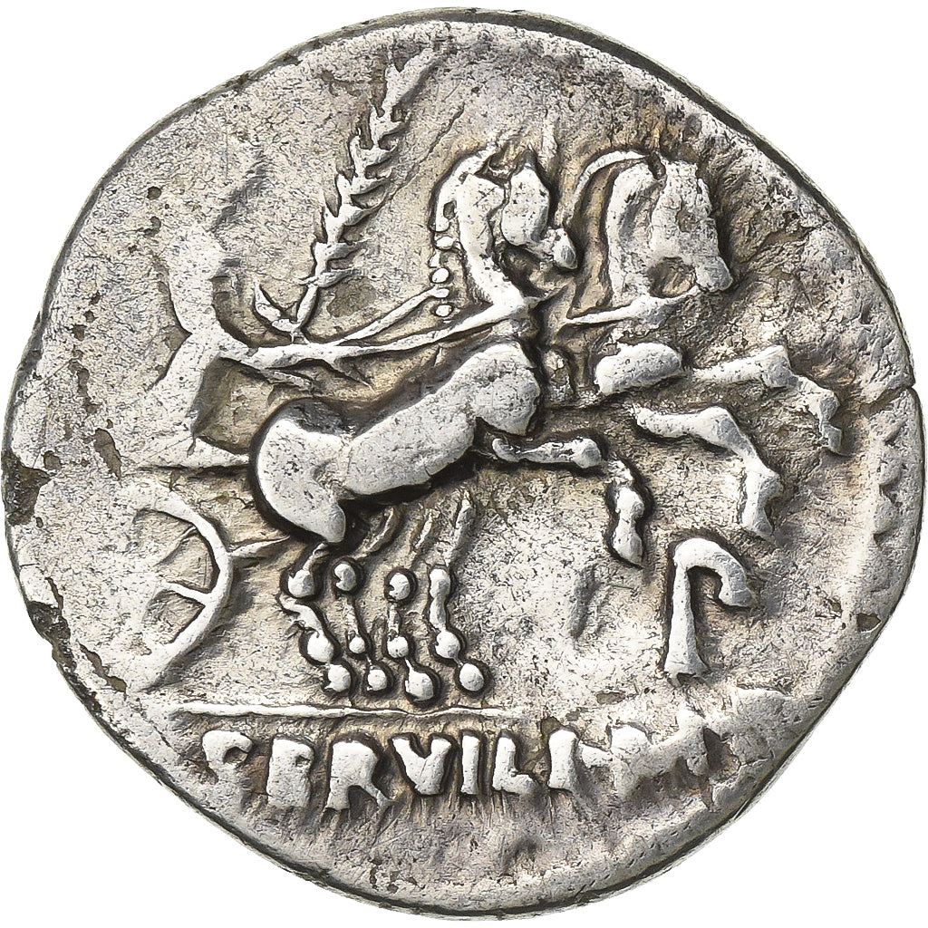Servilia, Denarius, 100 BC, Rome, Silver, EF(40-45), Crawford:328/1