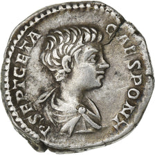 Geta, Denarius, 200-202, Rome, Argento, BB+, RIC:18