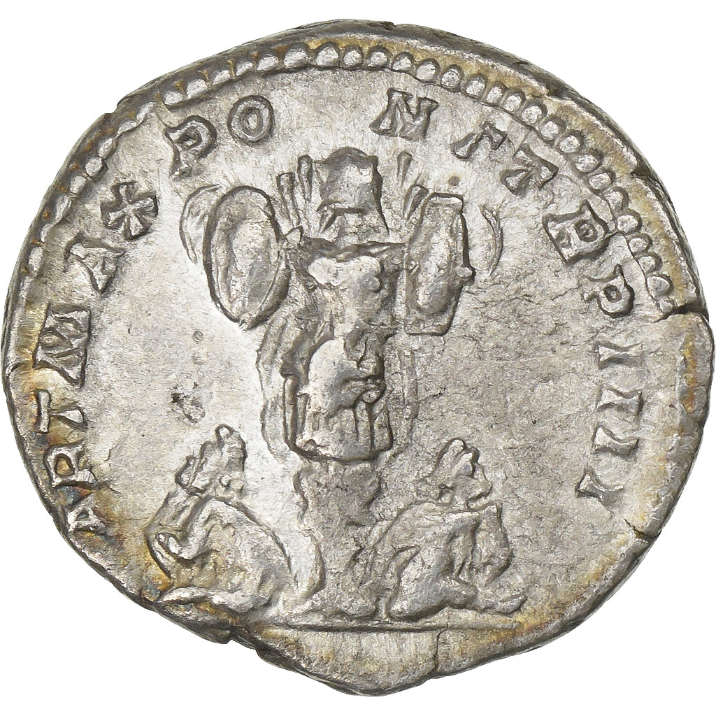 Caracalla, Denarius, 201, Rome, Silver, AU(50-53), RIC:54b