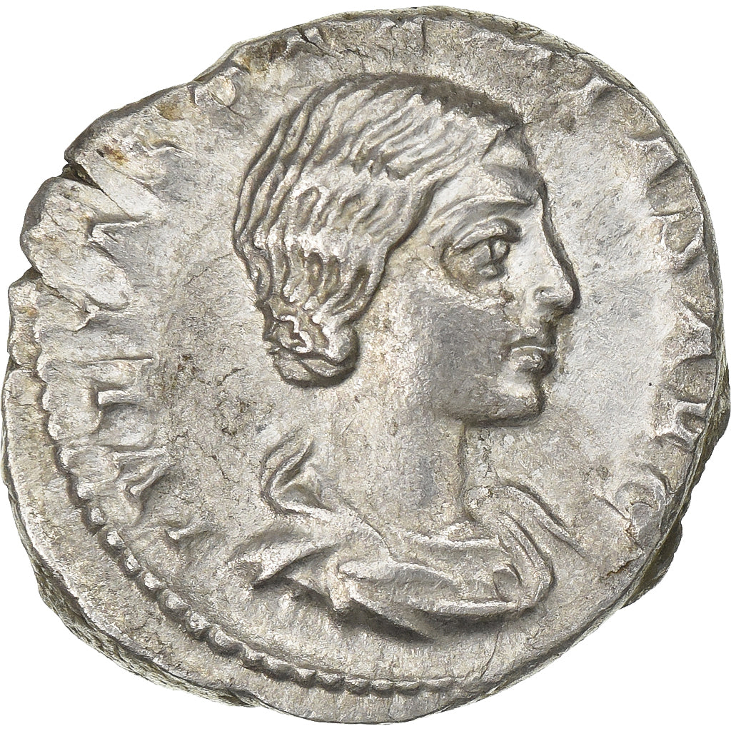Julia Soaemias, Denarius, 218-222, Rome, Silver, AU(55-58), RIC:243