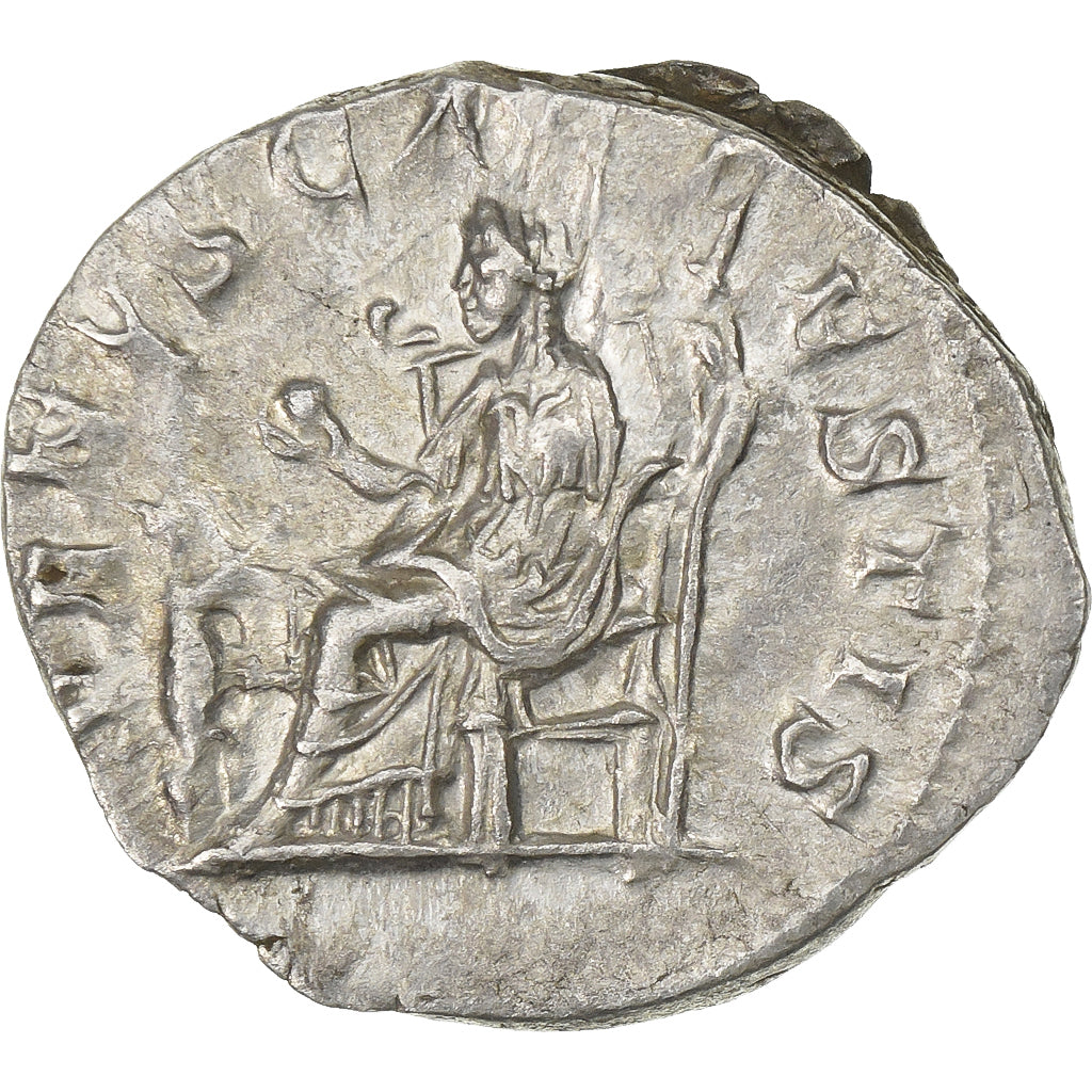 Julia Soaemias, Denarius, 218-222, Rome, Silver, AU(55-58), RIC:243