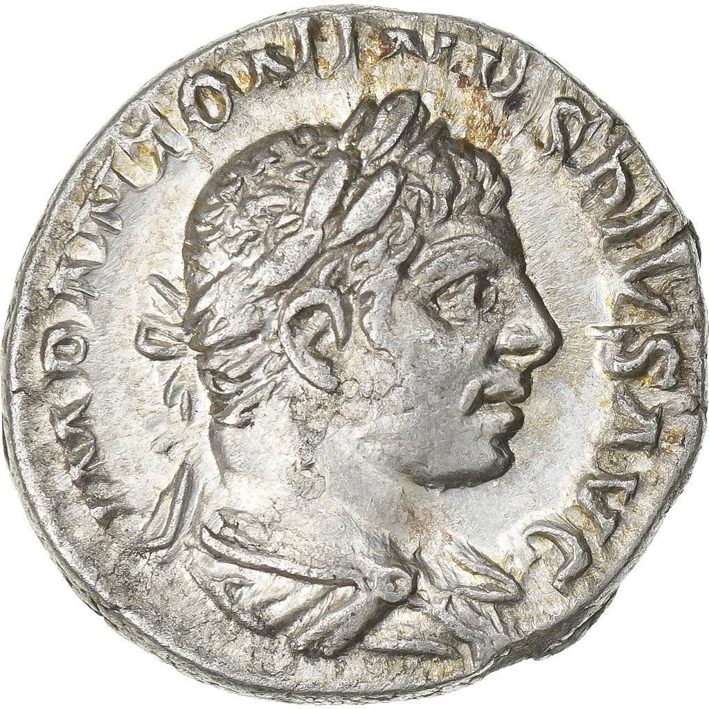 Elagabalus, Denarius, 220, Rome, Srebro, AU(55-58), RIC:28b