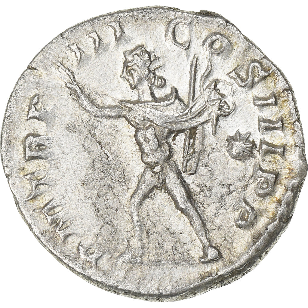 Elagabalus, Denarius, 220, Rome, Srebro, AU(55-58), RIC:28b