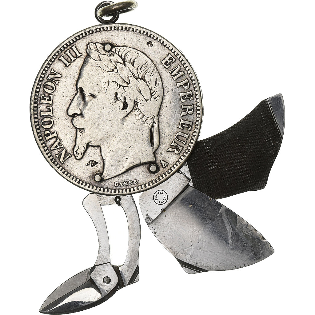 Frankreich, 5 Francs, Napoléon III, Swiss Army Knife, 1868, Silber, Eloi