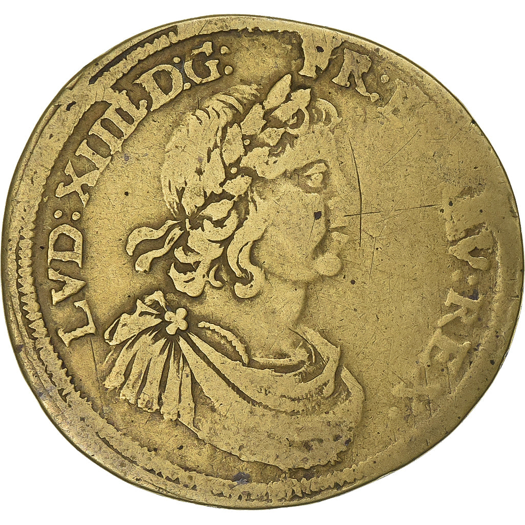 Free city of Nuremberg, Nuremberg token, Louis XIV, Conrad Lauffer, Messing, S