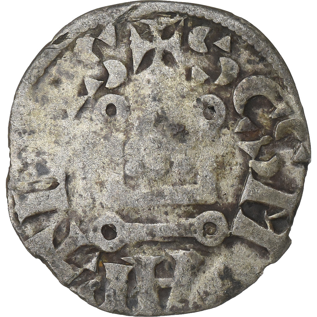 Touraine, Denier, ca. 1150-1200, Saint-Martin de Tours, Biglione, MB