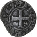 Francia, Philip IV, Double Tournois, 1295-1303, Vellón, BC+, Duplessy:229