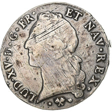 France, Louis XV, Écu au bandeau, 1765, Bayonne, Brooch, Silver, VF(20-25)