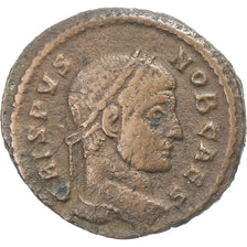 Crispus, Follis, 321, Arelate, Bronze, EF(40-45)