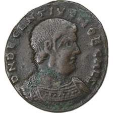 Decentius, Follis, 351-353, Lugdunum, Bronze, VF(30-35), RIC:146