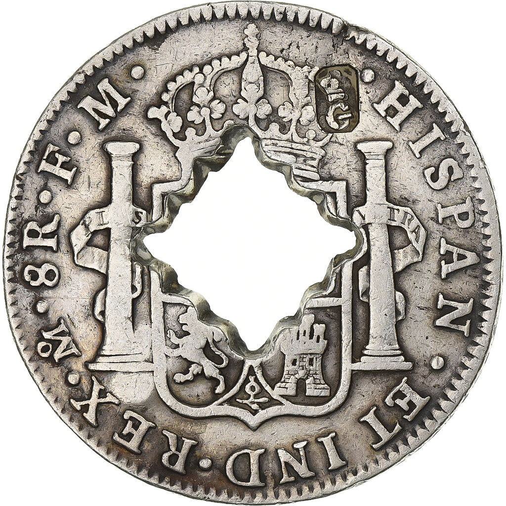Guadeloupe, George III, 9 Livres, 9 Shillings, Undated (1811), Silver, VF(30-35)