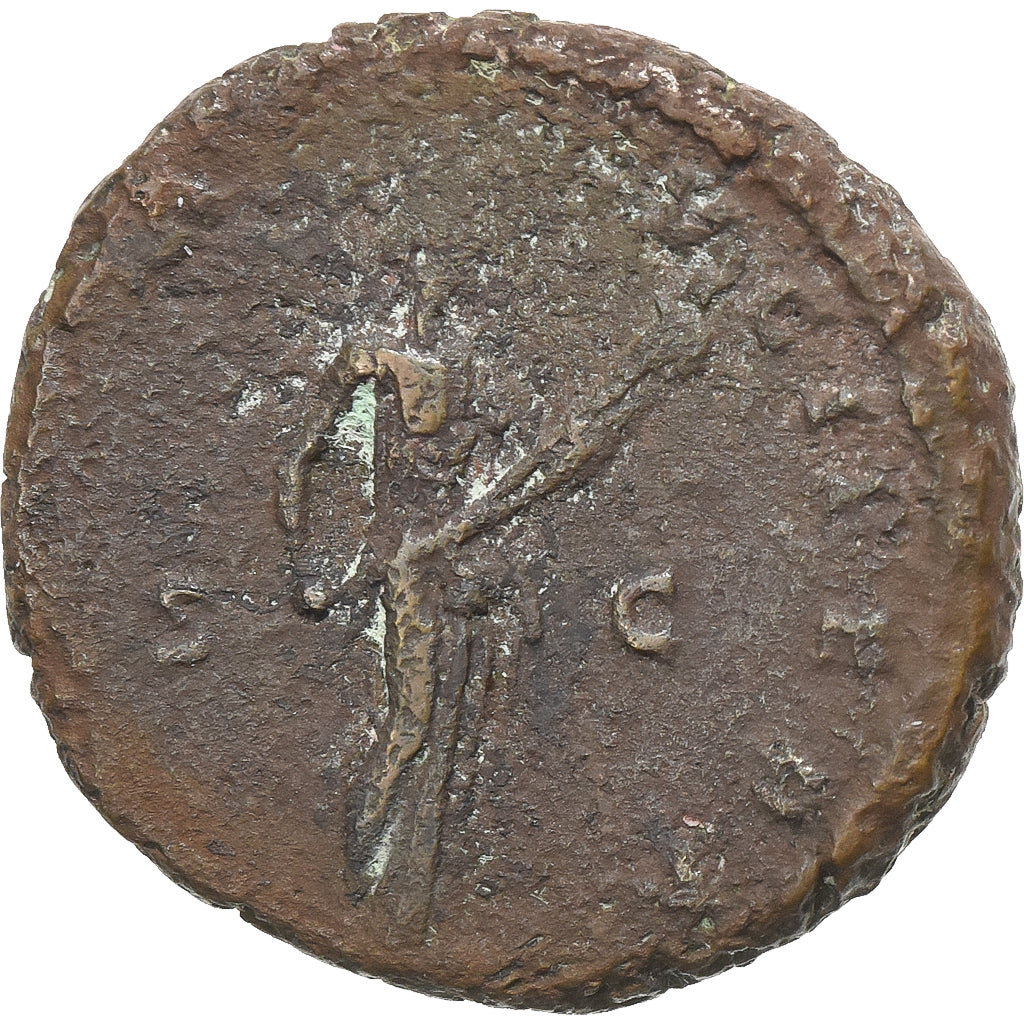 Faustina II, As, 161-176, Rome, Bronzo, MB+