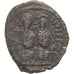 Justin II et Sophie, Half Follis, 565-578, Nicomedia, Bronzo, MB