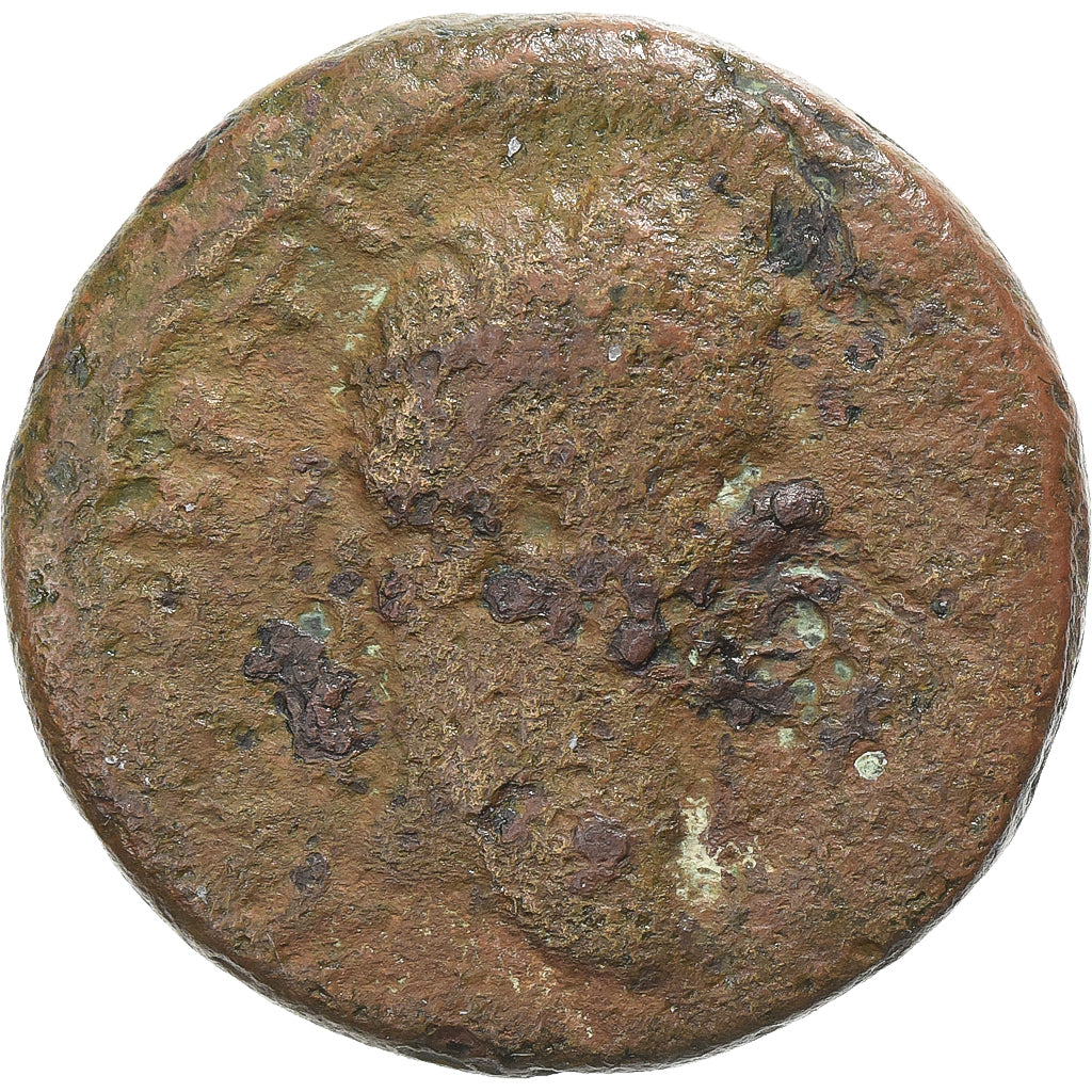 Judaea, Titus, Æ Unit, 79-81, Caesara Maritima, Bronze, F(12-15)