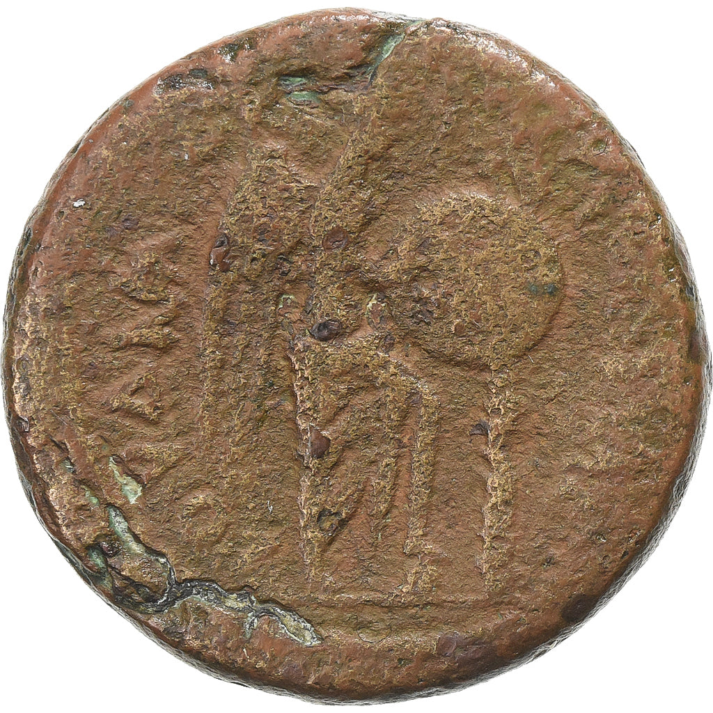 Judaea, Titus, Æ Unit, 79-81, Caesara Maritima, Bronze, F(12-15)