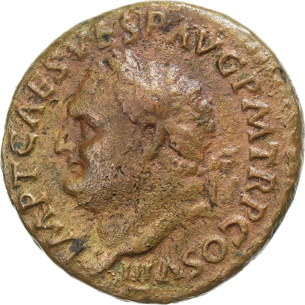 Titus, As, 80-81, Rome, Bronze, VF(30-35), RIC:228