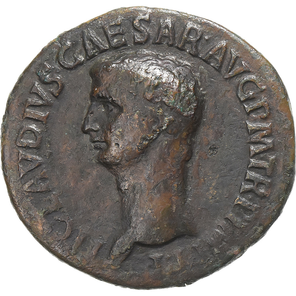 Claudius, As, 50-54, Rome, Bronze, VF(30-35), RIC:116