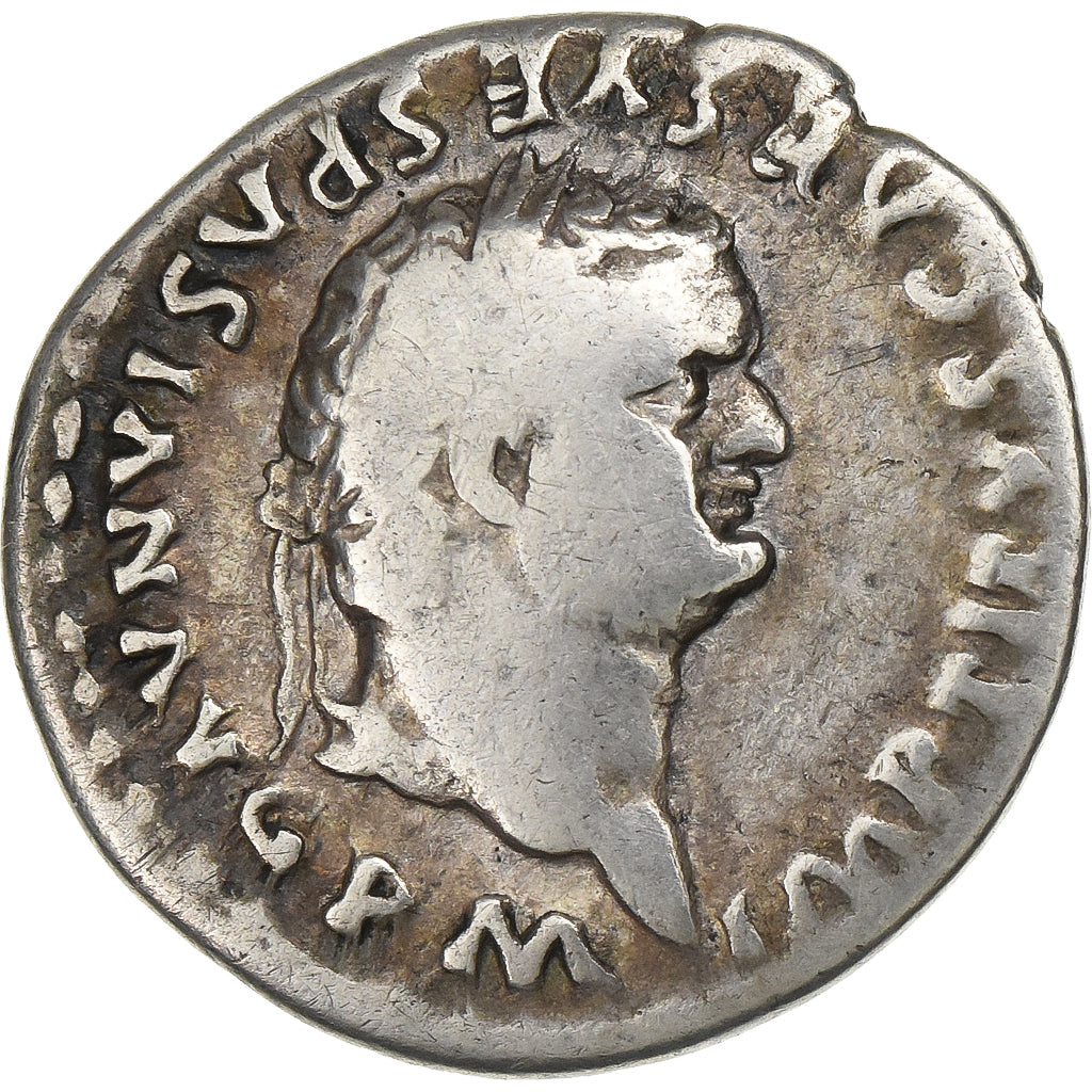 Titus, Denarius, 79, Rome, Argento, MB, RIC:25