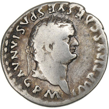 Titus, Denarius, 79, Rome, Argento, MB, RIC:25