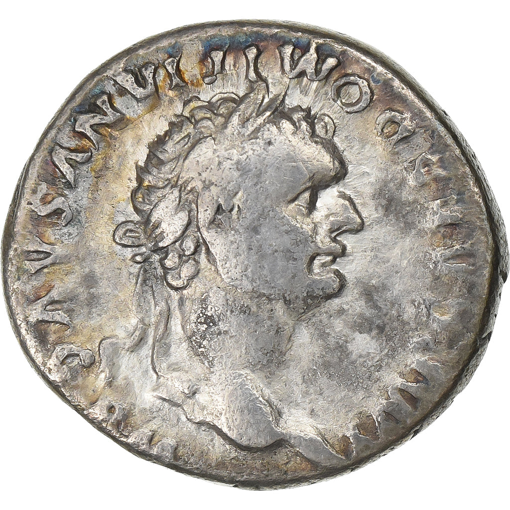 Domitianus, Denarius, 81, Rome, Zilver, FR+, RIC:67