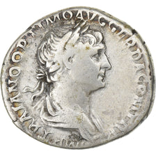 Trajan, Denarius, 114-117, Rome, Silver, VF(30-35), RIC:299