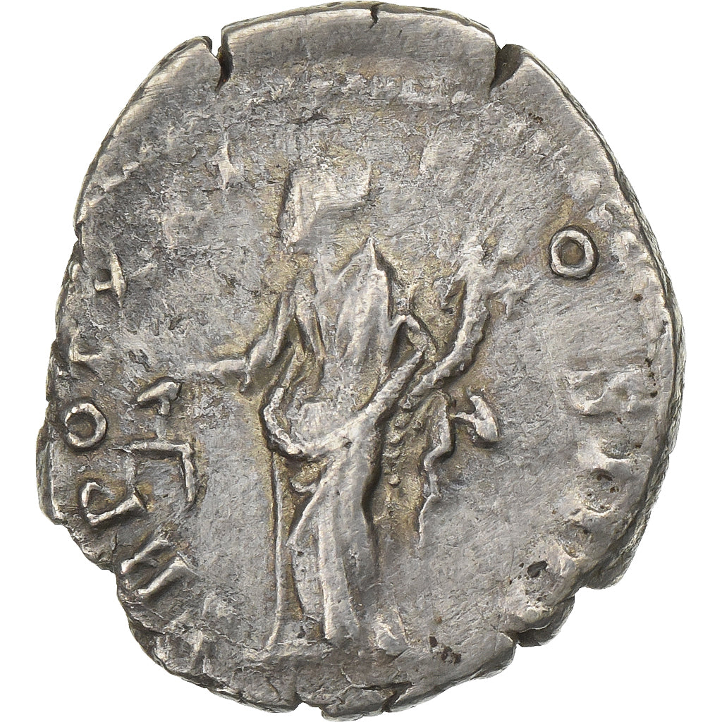 Antoninus Pius, Denarius, 157-158, Rome, Silver, AU(55-58), RIC:276