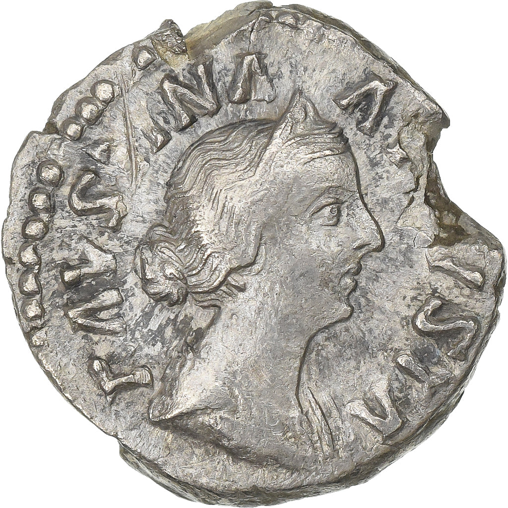 Faustina II, Denarius, 161-176, Rome, Argento, BB+, RIC:712
