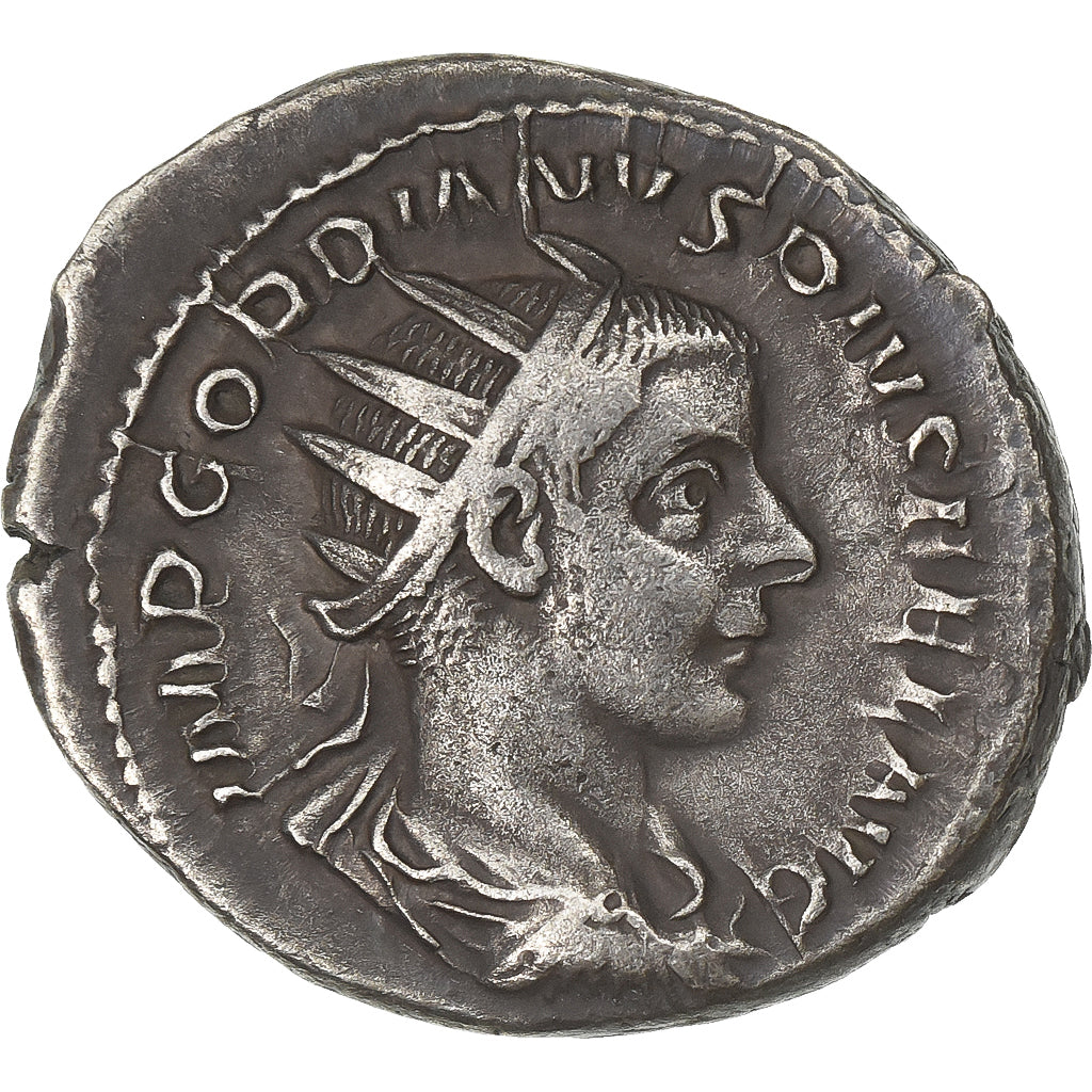 Gordian III, Antoninianus, 241-243, Rome, Silver, AU(50-53), RIC:84